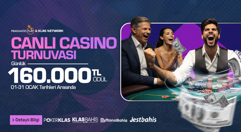 Pragmatic Play & Klas Network Özel Canlı Casino Turnuvası