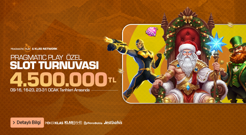 Pragmatic Play & Klas Network Özel Slot Turnuvası