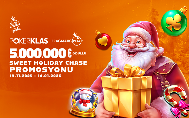 €5.000.000  Sweet Holiday Chase Promosyon
